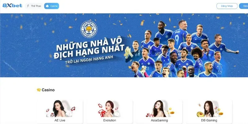 8XBET - Sân chơi cá cược trực tuyến nên thử