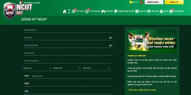 Cách đăng ký tài khoản nhanh FB88