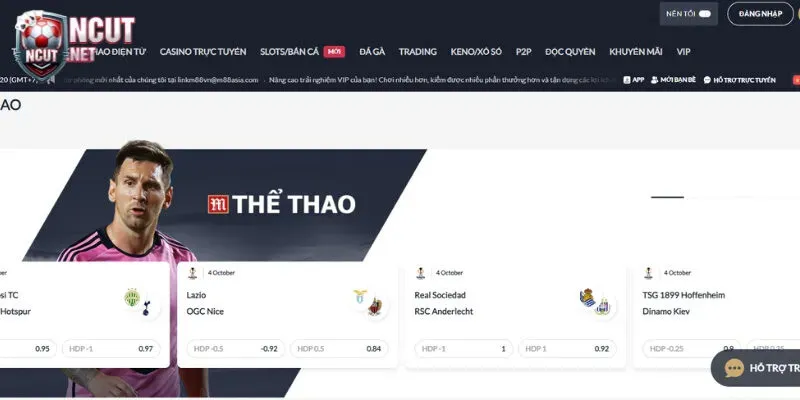 Giao diện sân chơi thân thiện và dễ sử dụng