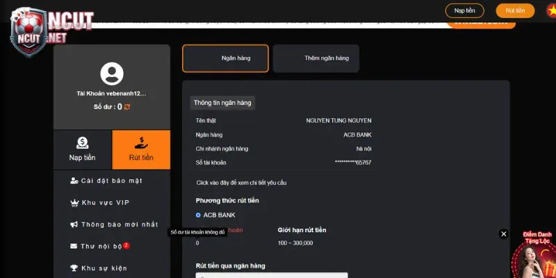Những lưu ý quan trọng khi nạp và rút tiền 23Win