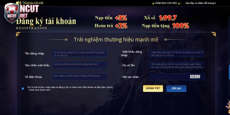 Vài bước đăng ký QH88 dễ dàng